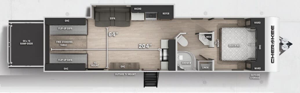 View 2022 Forest River Cherokee 294RR complete specs and manufacturer brochures