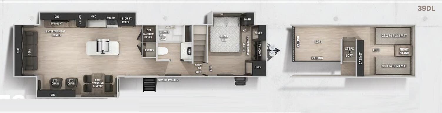 View 2022 Forest River Cherokee 39DL complete specs and manufacturer brochures