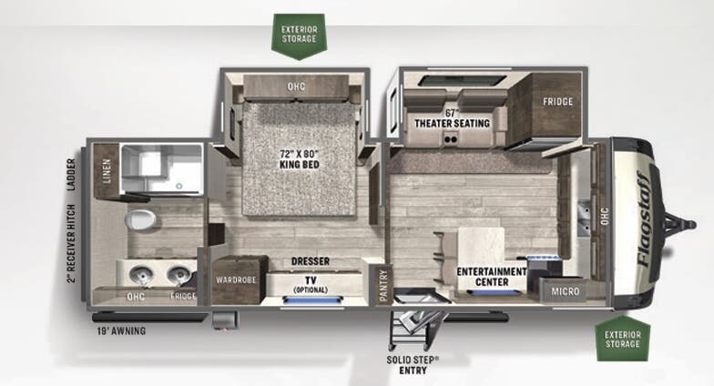 View 2022 Forest River Flagstaff Classic 826MBR complete specs and manufacturer brochures