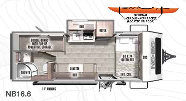 View 2022 Forest River No Boundaries NB16.6 complete specs and manufacturer brochures
