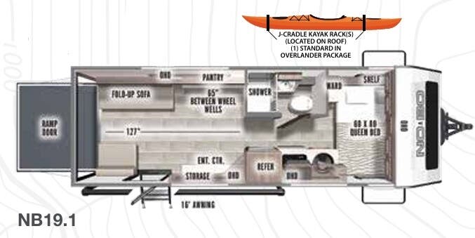 View 2022 Forest River No Boundaries NB19.1 complete specs and manufacturer brochures