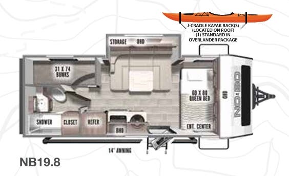 View 2022 Forest River No Boundaries NB19.8 complete specs and manufacturer brochures