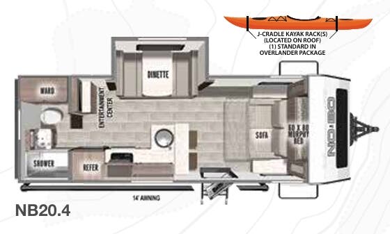View 2022 Forest River No Boundaries NB20.4 complete specs and manufacturer brochures