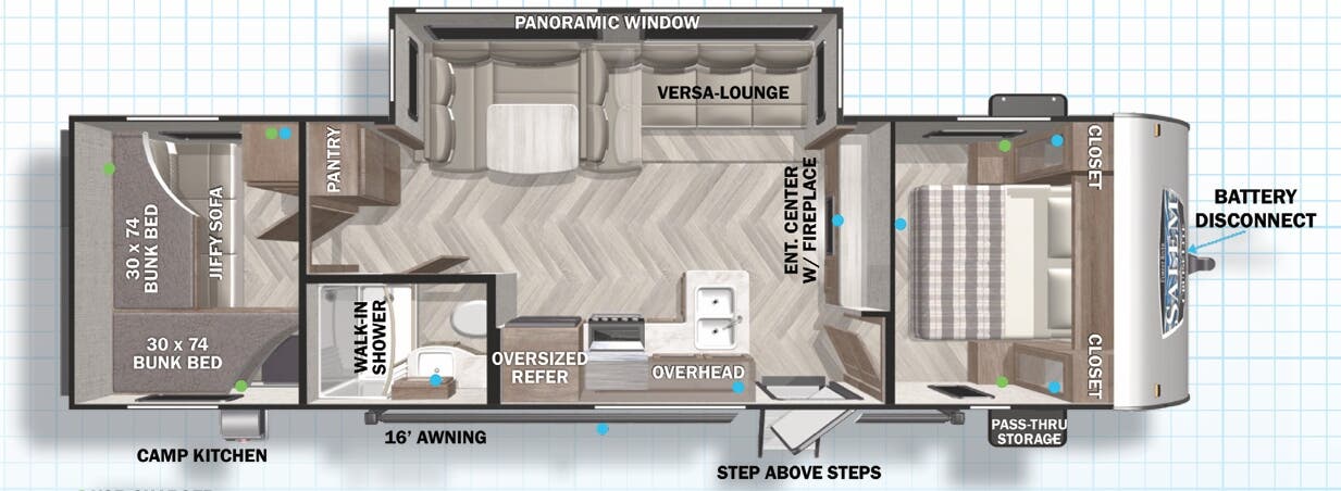 View 2022 Forest River Salem Cruise Lite 273QBXL complete specs and manufacturer brochures