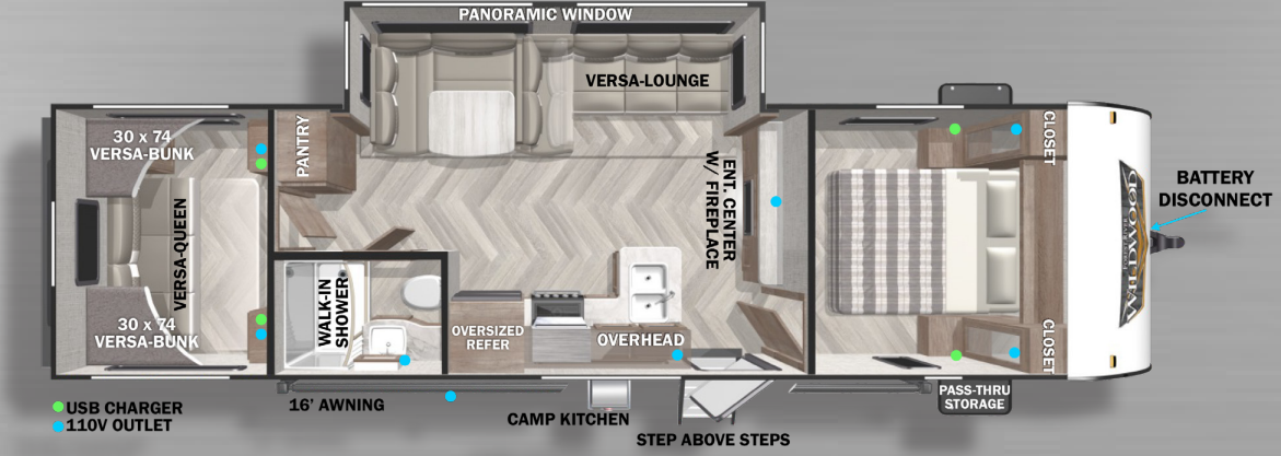 View 2022 Forest River Wildwood X-Lite 28VBXL complete specs and manufacturer brochures