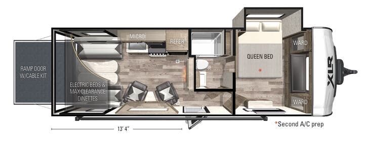 View 2022 Forest River XLR Hyperlite 2513 complete specs and manufacturer brochures