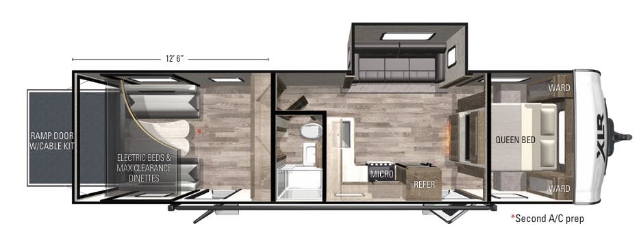 View 2022 Forest River XLR Hyperlite 3212 complete specs and manufacturer brochures
