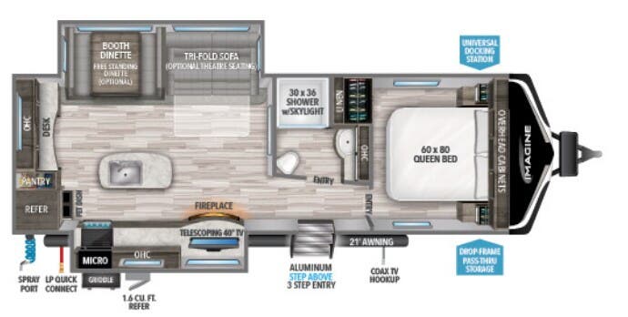 View 2022 Grand Design Imagine 2670MK complete specs and manufacturer brochures