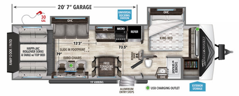 View 2022 Grand Design Momentum G-Class 30G complete specs and manufacturer brochures