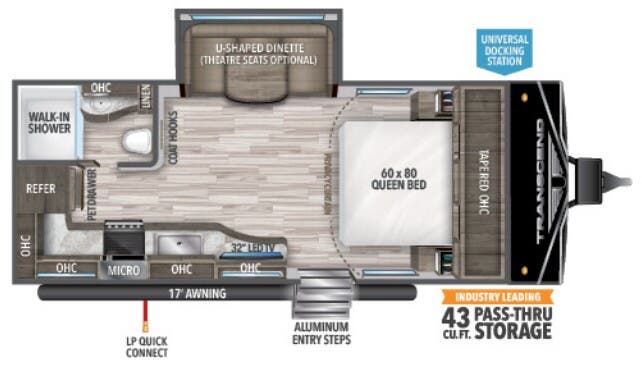 View 2022 Grand Design Transcend Xplor 200MK complete specs and manufacturer brochures