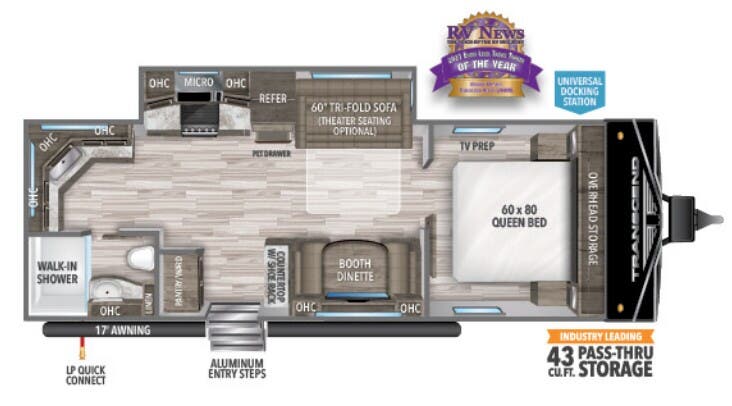 View 2022 Grand Design Transcend Xplor 240ML complete specs and manufacturer brochures