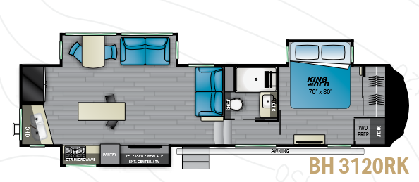 View 2022 Heartland Bighorn 3120RK complete specs and manufacturer brochures