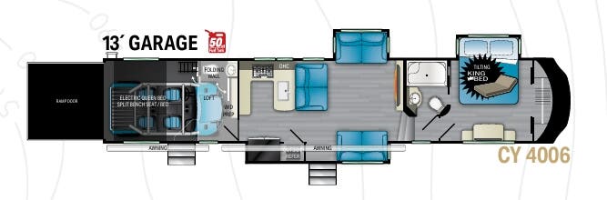 View 2022 Heartland Cyclone 4006 complete specs and manufacturer brochures