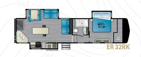 View 2022 Heartland ElkRidge 32RK complete specs and manufacturer brochures