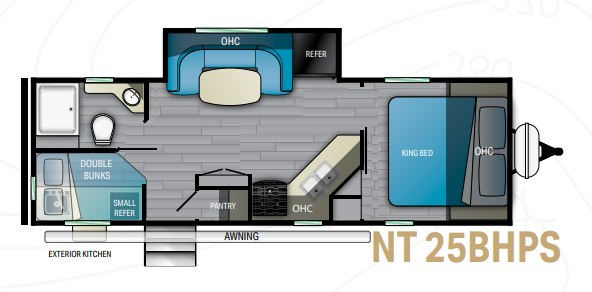View 2022 Heartland North Trail 25BHPS complete specs and manufacturer brochures