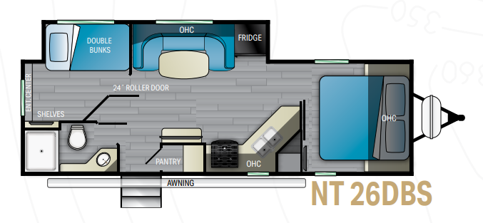 View 2022 Heartland North Trail 26DBS complete specs and manufacturer brochures