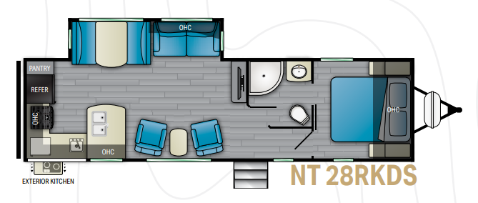 View 2022 Heartland North Trail 28RKDS complete specs and manufacturer brochures