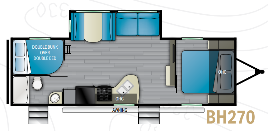 View 2022 Heartland Pioneer BH270 complete specs and manufacturer brochures