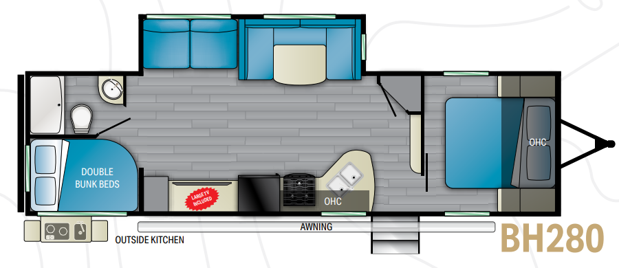 View 2022 Heartland Pioneer BH280 complete specs and manufacturer brochures