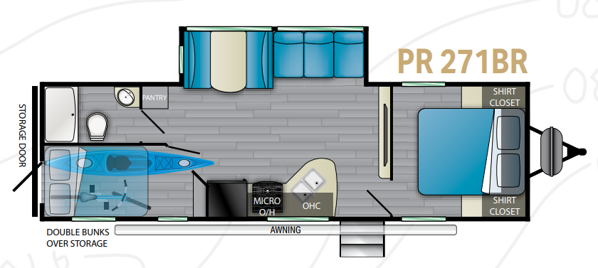 View 2022 Heartland Prowler PR 271BR complete specs and manufacturer brochures