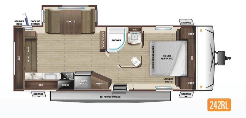 View 2022 Highland Ridge Mesa Ridge S-Lite 242RL complete specs and manufacturer brochures