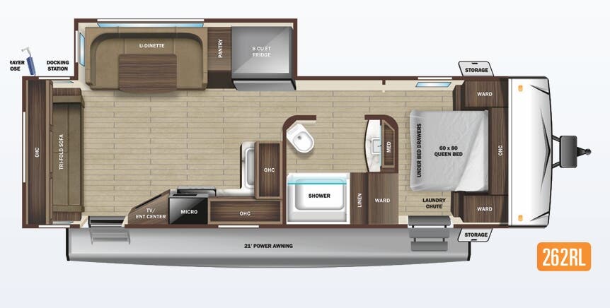 View 2022 Highland Ridge Mesa Ridge S-Lite 262RL complete specs and manufacturer brochures