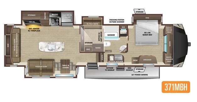 View 2022 Highland Ridge Open Range 371MBH complete specs and manufacturer brochures
