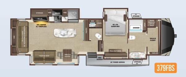 View 2022 Highland Ridge Open Range 379FBS complete specs and manufacturer brochures