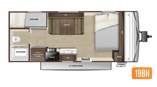 View 2022 Highland Ridge Open Range Conventional 19BH complete specs and manufacturer brochures