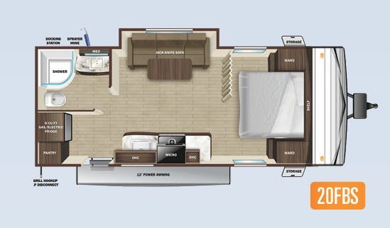 View 2022 Highland Ridge Open Range Conventional 20FBS complete specs and manufacturer brochures