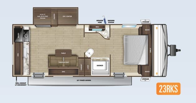 View 2022 Highland Ridge Open Range Conventional 23RKS complete specs and manufacturer brochures