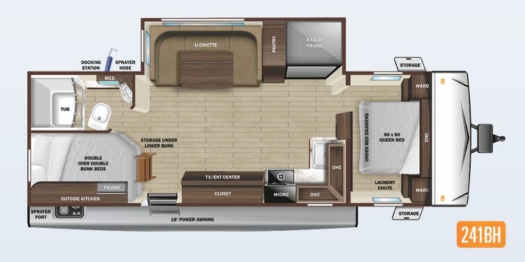 View 2022 Highland Ridge Open Range Range Lite 241BH complete specs and manufacturer brochures