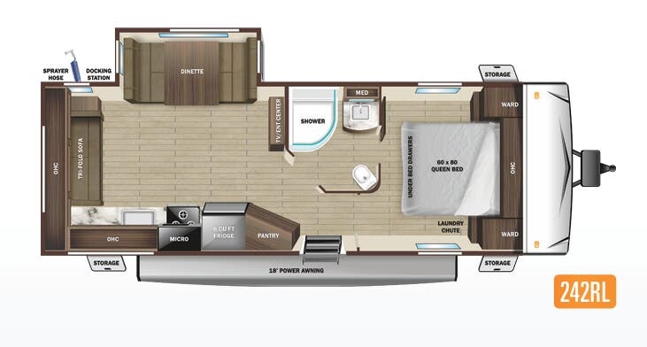 View 2022 Highland Ridge Open Range Range Lite 242RL complete specs and manufacturer brochures
