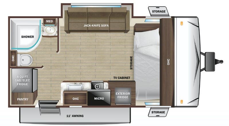 View 2022 Highland Ridge Open Range Range Lite Air 16FBS complete specs and manufacturer brochures