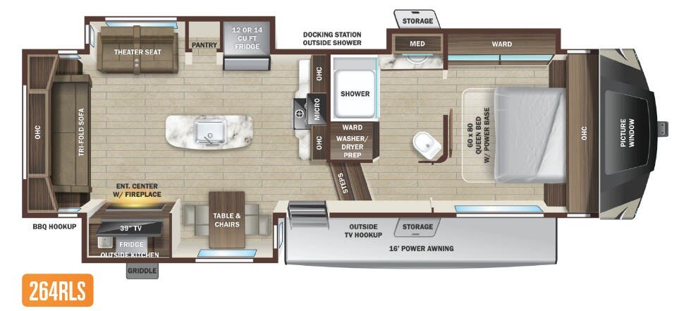 View 2022 Highland Ridge Silverstar XLT 264RLS complete specs and manufacturer brochures