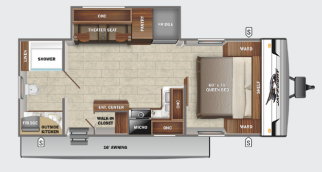 View 2022 Jayco Jay Flight SLX 8 240RBS complete specs and manufacturer brochures