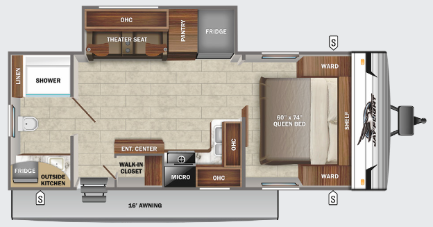 View 2022 Jayco Jay Flight SLX 8 240RBSW complete specs and manufacturer brochures