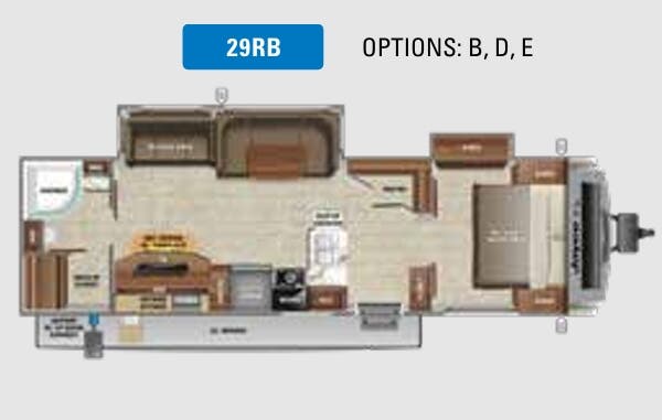 View 2022 Jayco White Hawk 29RB complete specs and manufacturer brochures