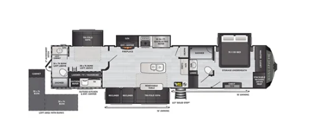 View 2022 Keystone Alpine Avalanche Edition 395BH complete specs and manufacturer brochures