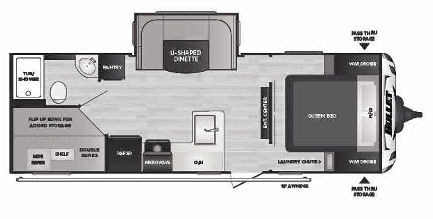 View 2022 Keystone Bullet Crossfire 2430BH complete specs and manufacturer brochures