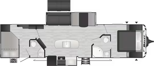 View 2022 Keystone Bullet Premium 330BHS complete specs and manufacturer brochures