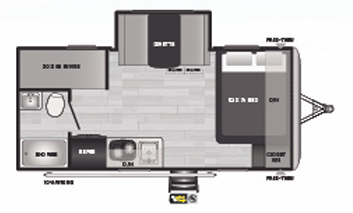 View 2022 Keystone Springdale Villa 1760BH complete specs and manufacturer brochures