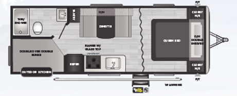 View 2022 Keystone Springdale Villa 220BHWE complete specs and manufacturer brochures