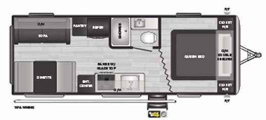 View 2022 Keystone Springdale Villa 222RDWE complete specs and manufacturer brochures
