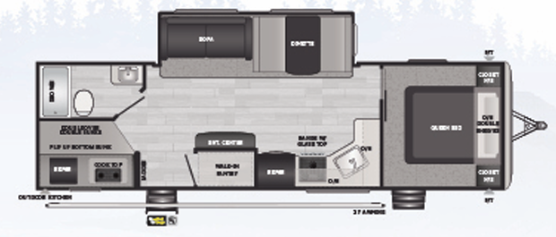 View 2022 Keystone Springdale Villa 280BHWE complete specs and manufacturer brochures