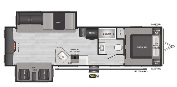 View 2022 Keystone Springdale Villa 311RE complete specs and manufacturer brochures
