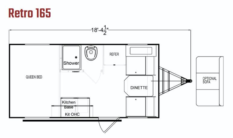 View 2022 Riverside RV Retro 165 complete specs and manufacturer brochures