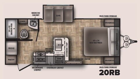 View 2022 Shasta Shasta 20RB complete specs and manufacturer brochures
