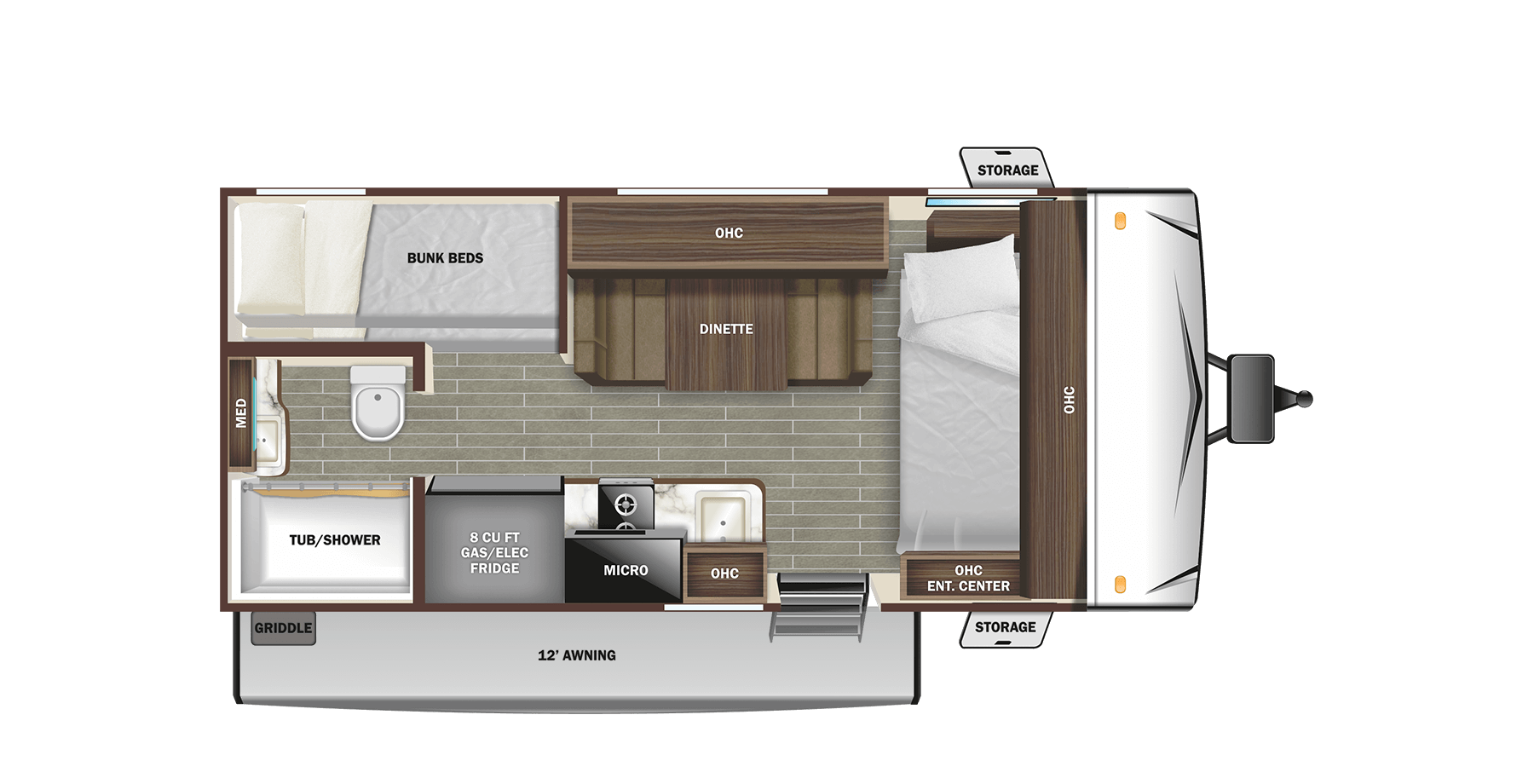 View 2022 Starcraft Super Lite Maxx 17BH complete specs and manufacturer brochures