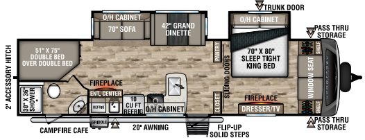 View 2022 Venture RV SportTrek Touring Edition STT312VBH complete specs and manufacturer brochures